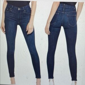MOTHER High-waisted the looker Jeans in clean sweep wash